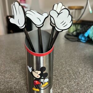 Disney’s Mickey coffee stirrers